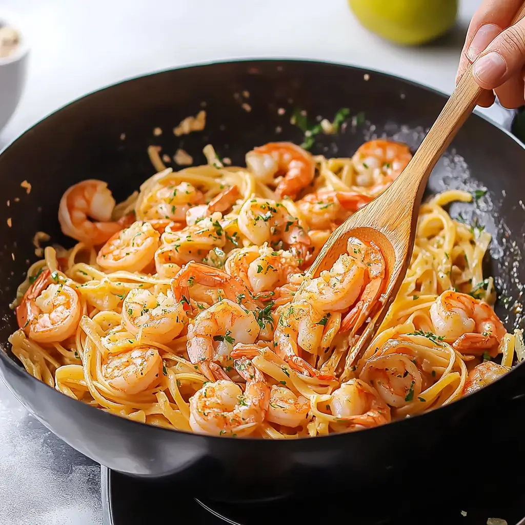 Garlic Butter Shrimp Pasta