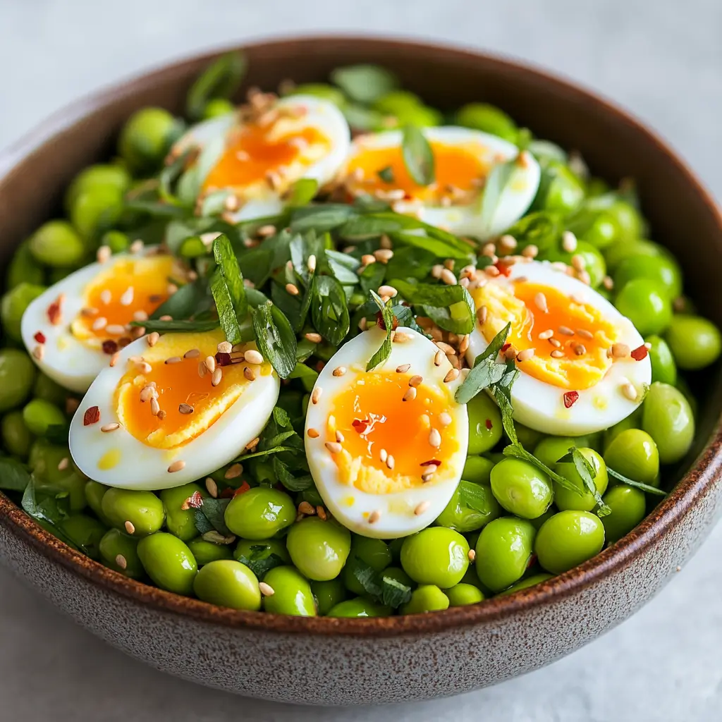 edamame egg recipes salad